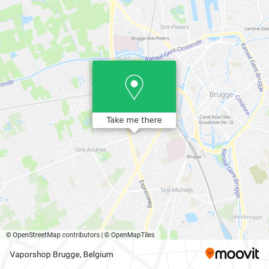 Vaporshop Brugge plan