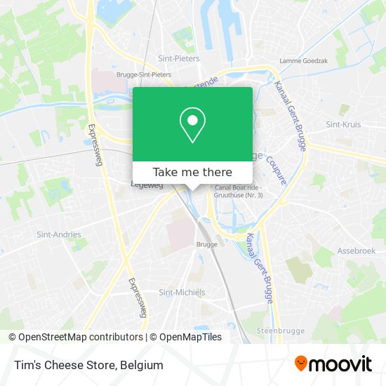 Tim's Cheese Store map