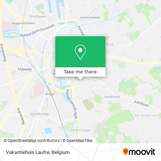 Vakantiehuis Laufre map