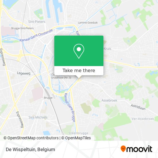 De Wispeltuin map