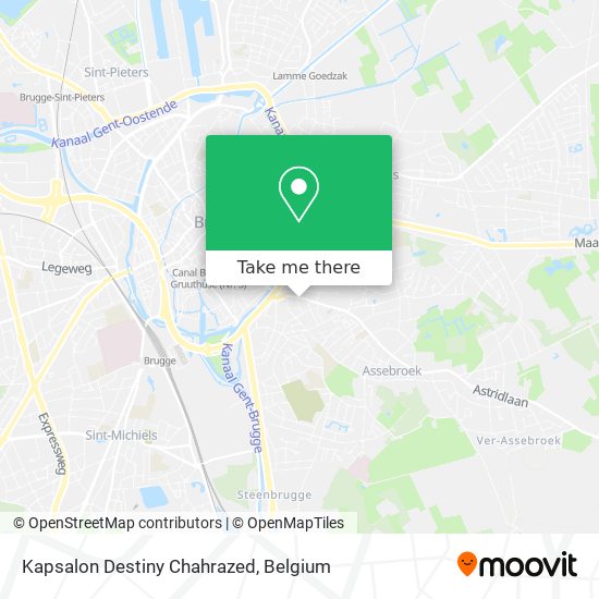 Kapsalon Destiny Chahrazed map