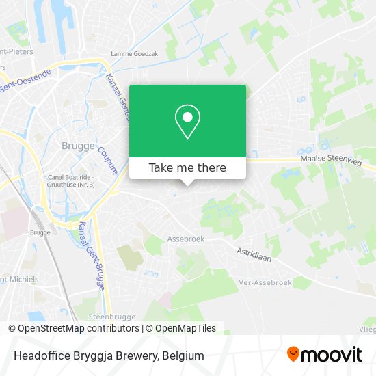 Headoffice Bryggja Brewery map