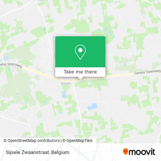 Sijsele Zwaanstraat plan