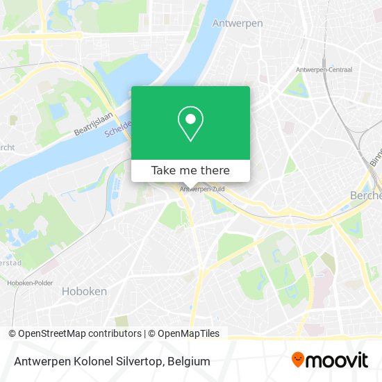 Antwerpen Kolonel Silvertop map