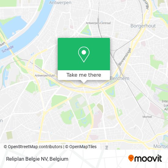 Reliplan Belgie NV map