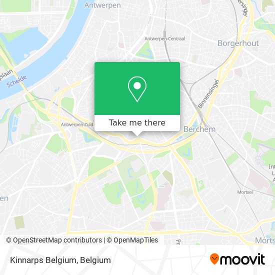 Kinnarps Belgium map