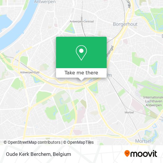 Oude Kerk Berchem map