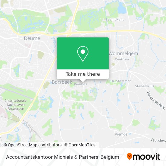 Accountantskantoor Michiels & Partners map