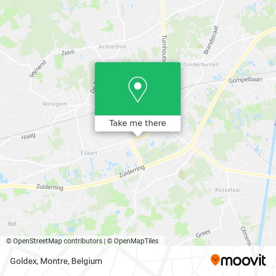 Goldex, Montre map