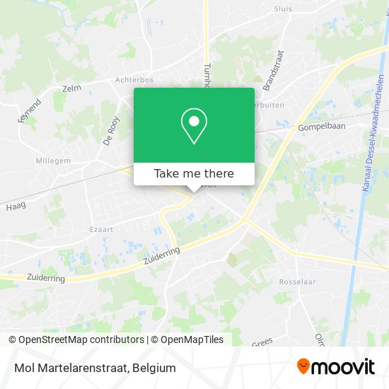 Mol Martelarenstraat map