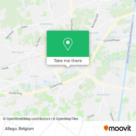 Allego map