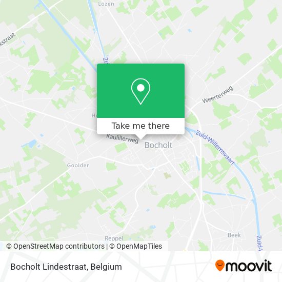 Bocholt Lindestraat plan