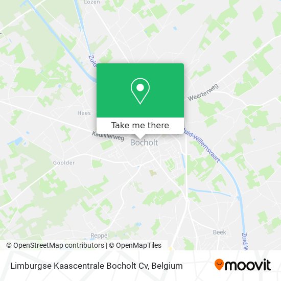 Limburgse Kaascentrale Bocholt Cv map