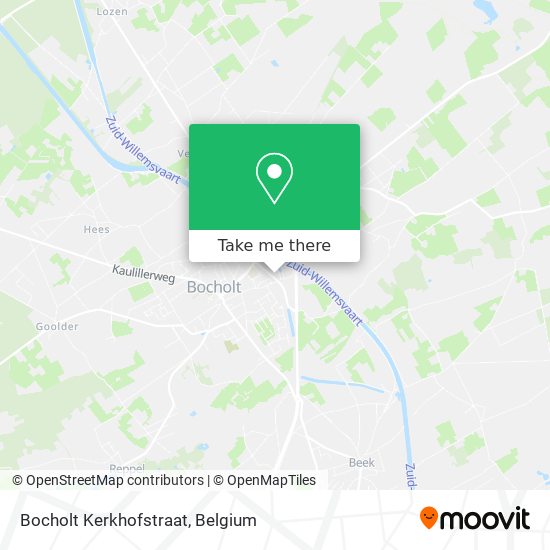 Bocholt Kerkhofstraat map