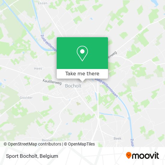 Sport Bocholt map