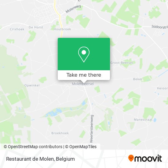 Restaurant de Molen map