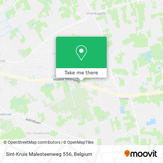 Sint-Kruis Malesteenweg 556 map