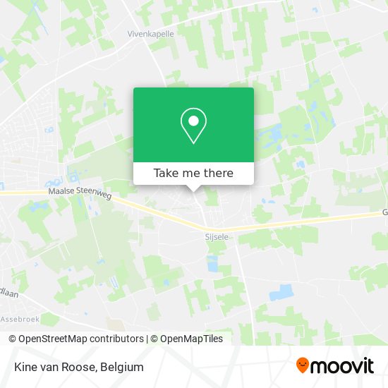 Kine van Roose map