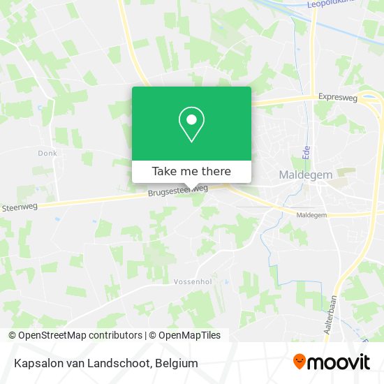 Kapsalon van Landschoot plan