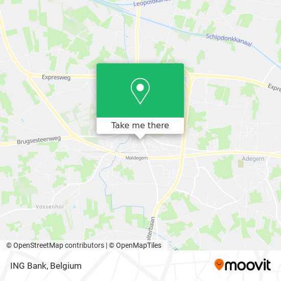 ING Bank map