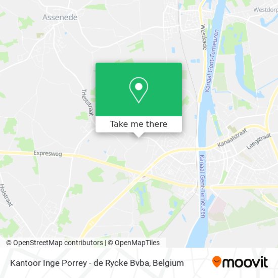 Kantoor Inge Porrey - de Rycke Bvba map