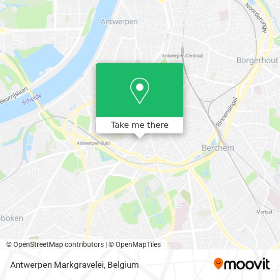 Antwerpen Markgravelei plan