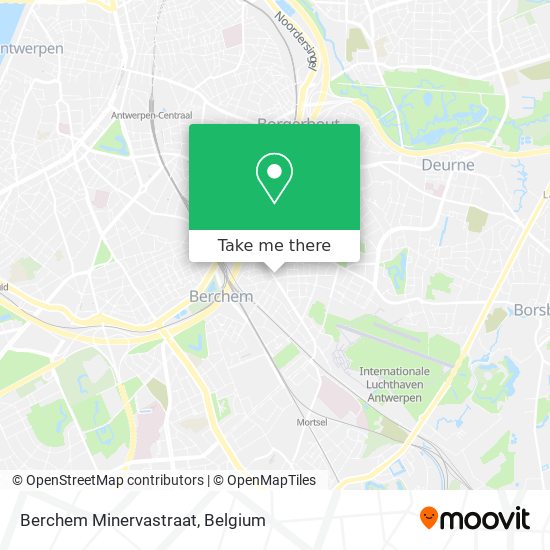 Berchem Minervastraat map