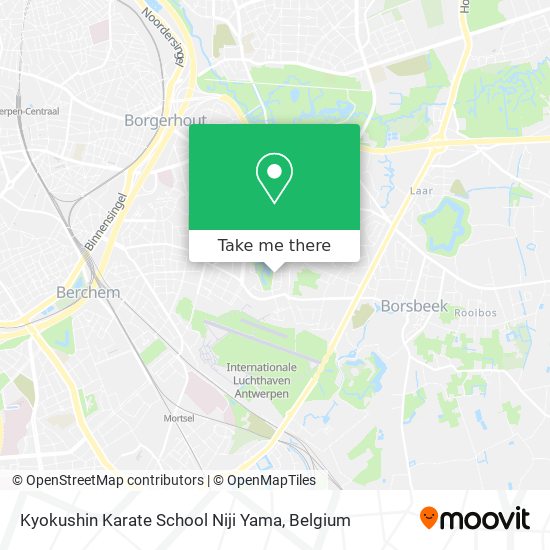 Kyokushin Karate School Niji Yama map