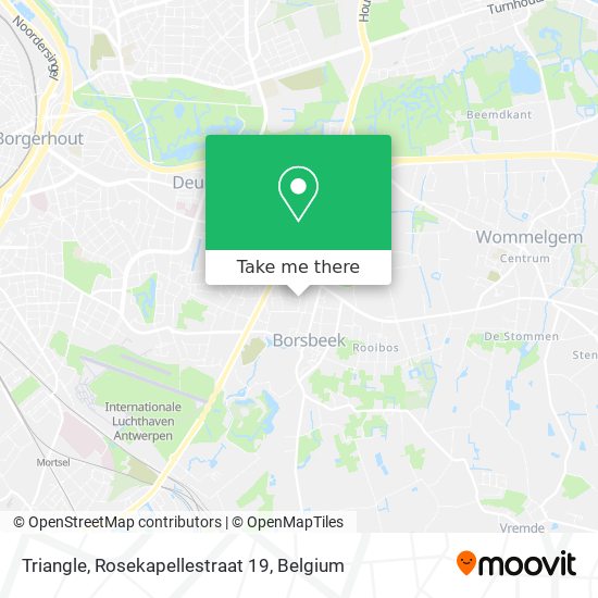 Triangle, Rosekapellestraat 19 map
