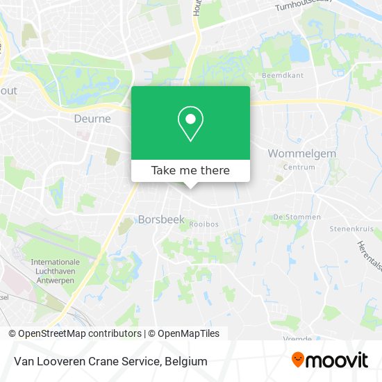 Van Looveren Crane Service plan