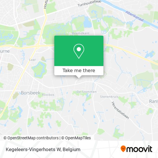 Kegeleers-Vingerhoets W map