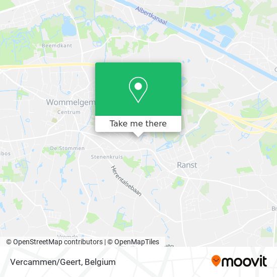 Vercammen/Geert map