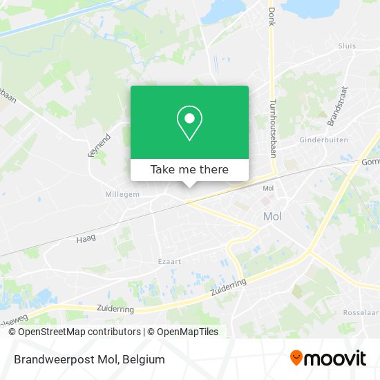 Brandweerpost Mol plan