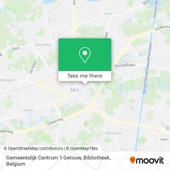 Gemeentelijk Centrum 't Getouw, Bibliotheek map