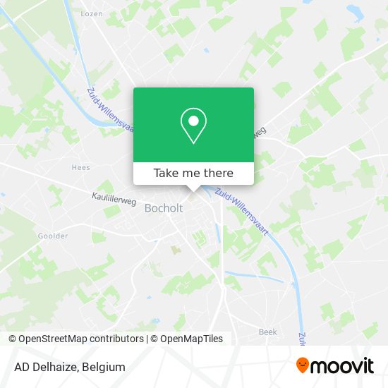 AD Delhaize map