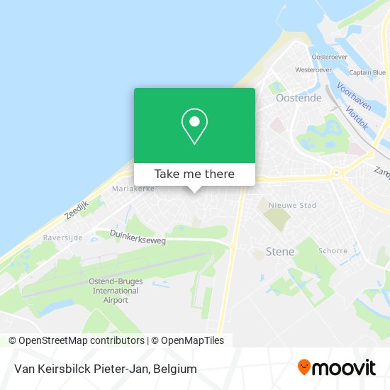 Van Keirsbilck Pieter-Jan map