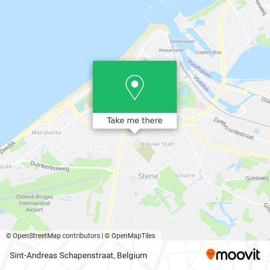 Sint-Andreas Schapenstraat map