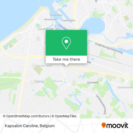 Kapsalon Caroline map