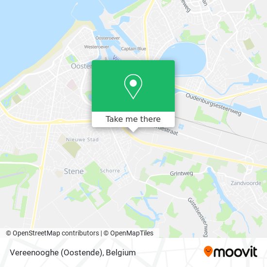 Vereenooghe (Oostende) map