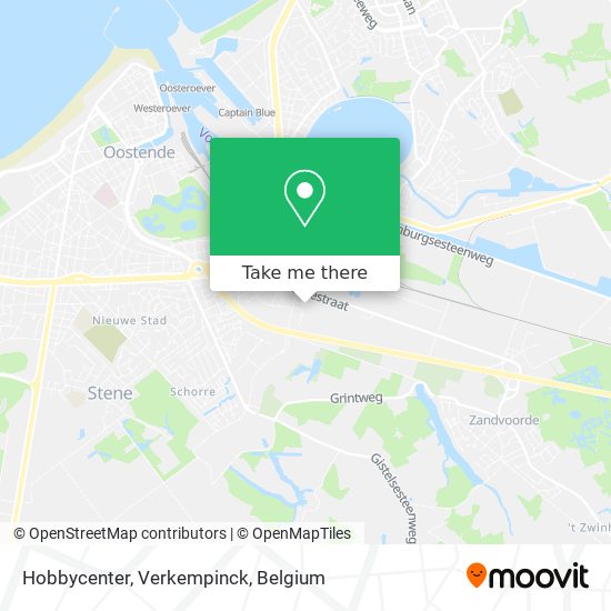 Hobbycenter, Verkempinck map
