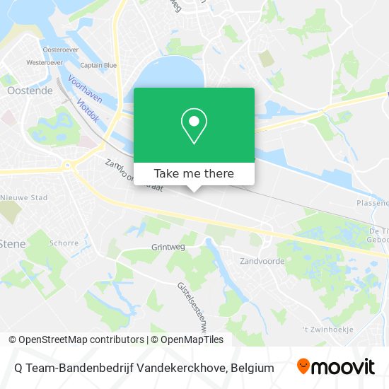 Q Team-Bandenbedrijf Vandekerckhove plan