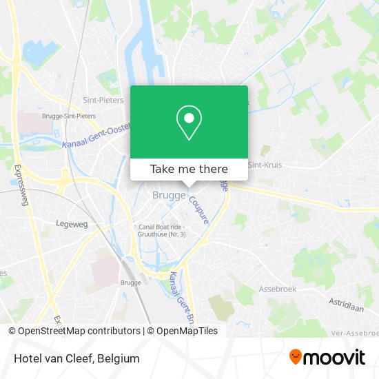 Hotel van Cleef map