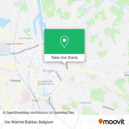 Uw Warme Bakker map