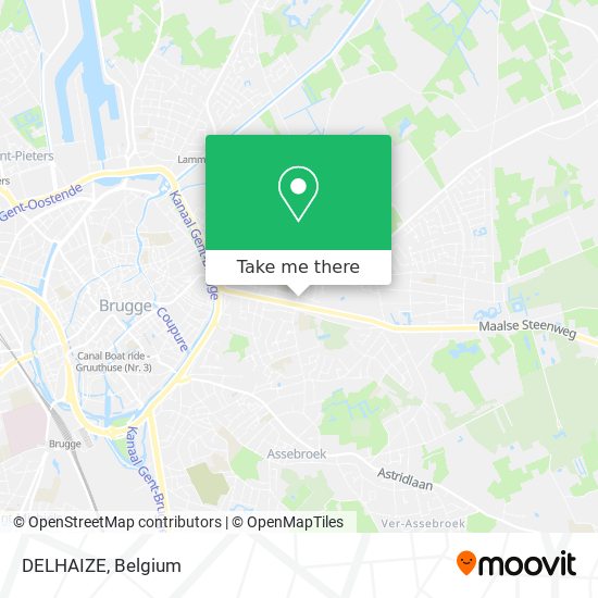 DELHAIZE map