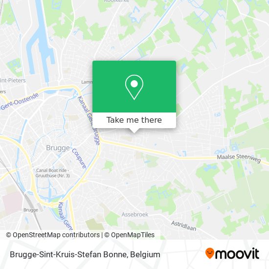 Brugge-Sint-Kruis-Stefan Bonne map