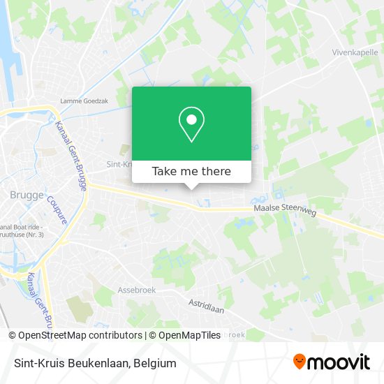 Sint-Kruis Beukenlaan map