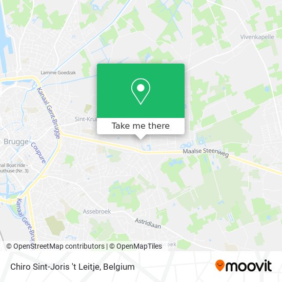 Chiro Sint-Joris 't Leitje map