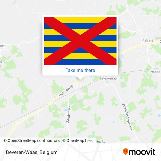 Beveren-Waas map
