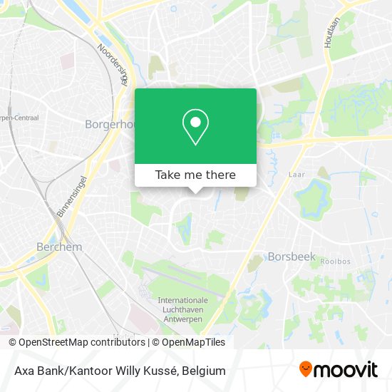 Axa Bank/Kantoor Willy Kussé map