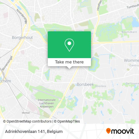 Adrinkhovenlaan 141 map
